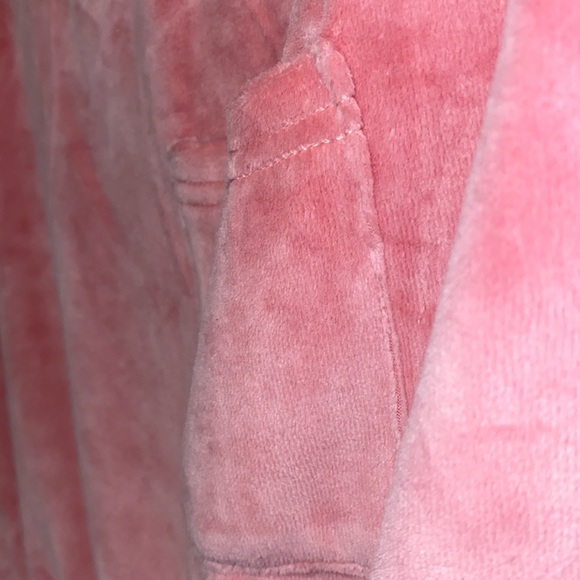 Fashion Nova Medium Pink Velour Romper Suit - Picture 10 of 14